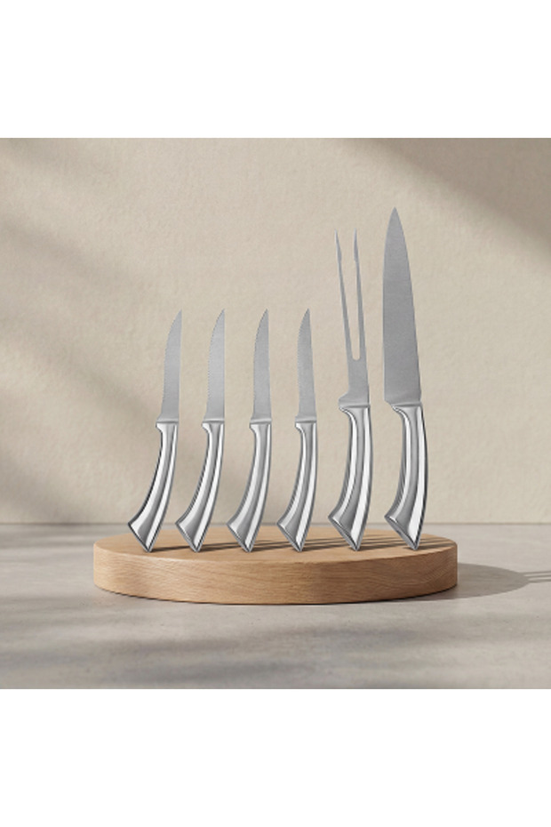 Napoleon 4 Steak Knives Set with Carving Knife and Fork