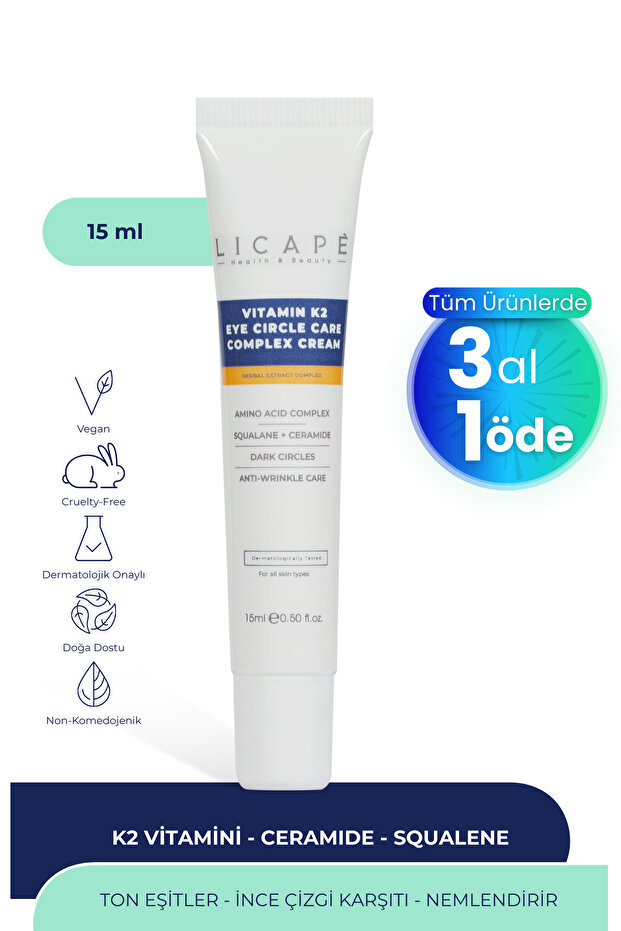 Vitamin K2 Eye Contour Care Cream 15ml