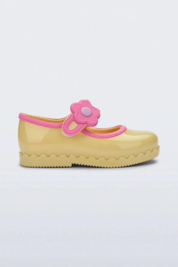 Mini Baby Girl Hip Ballerina Colorful Yellow Stylish Shoes