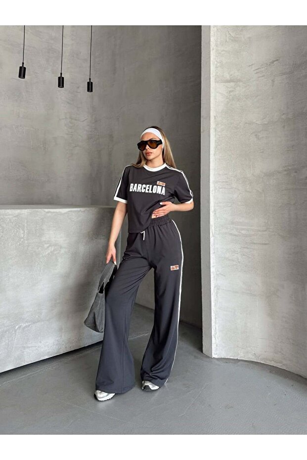 Barcelona printed tracksuit set