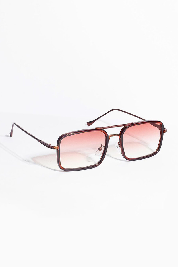 Unisex Burgundy Sunglasses Uv400 Protection