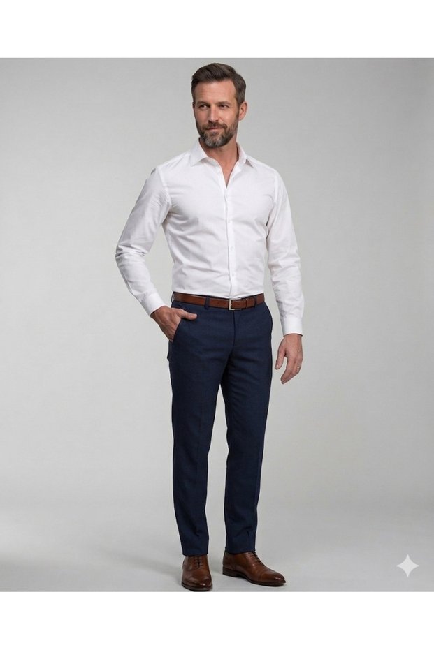 Sli̇mfi̇t Men's Satin Shirt
