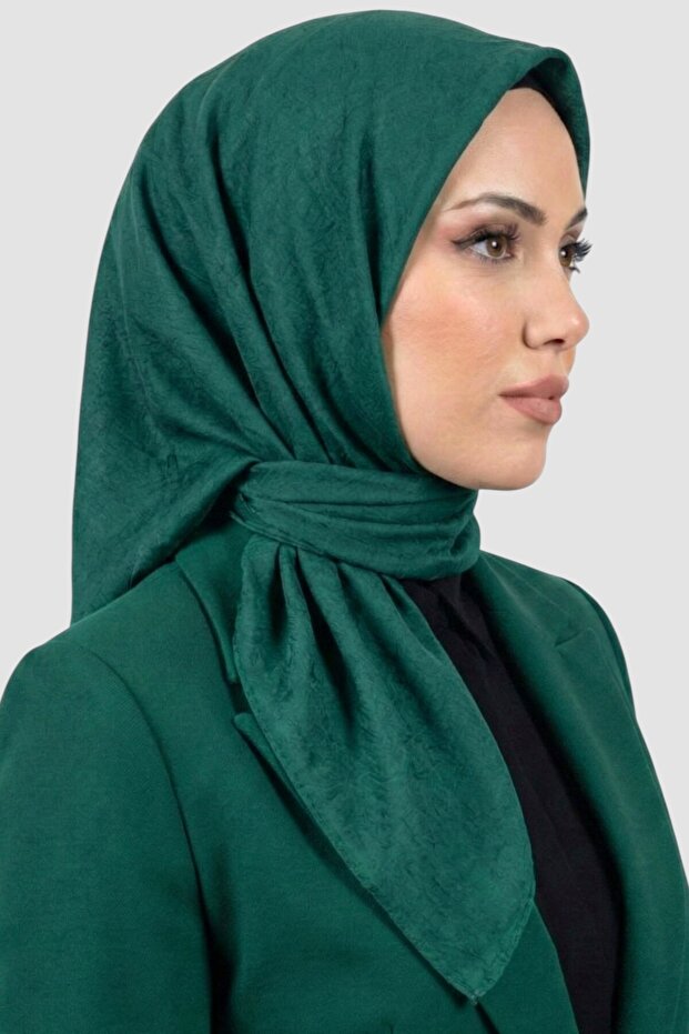 Women's Green Deluxe Bamboo Crush Scarf