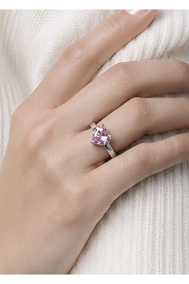 Single Stone Adjustable Zircon Stone Ring