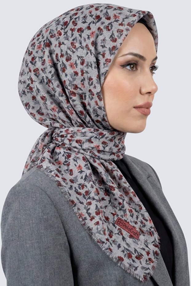 وشاح مزين بالزهور 6515