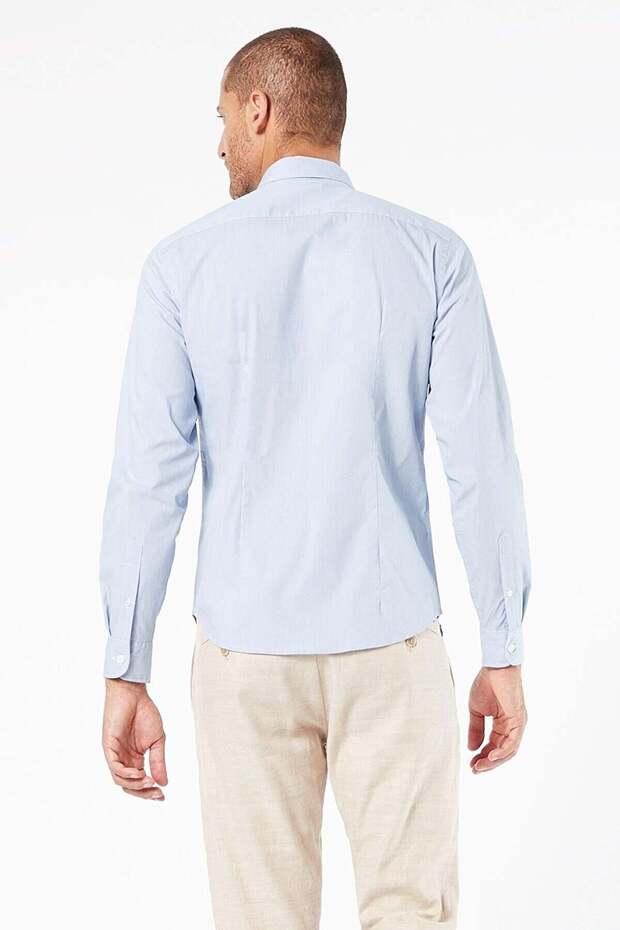 REFINED POPLIN EOE DELFT Erkek Yeşil T-Shirt - 28836 - 6