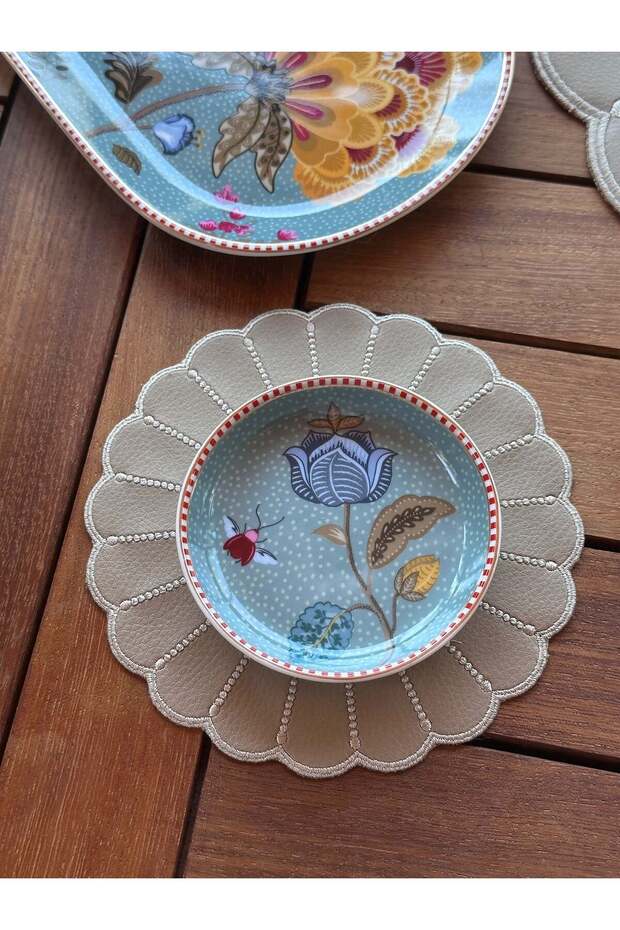 Luna 2'li Kokteyl Peçetesi Bej