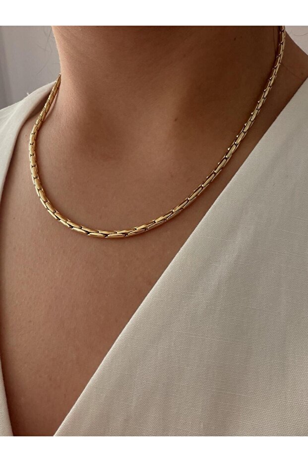 Gold Segment Kolye