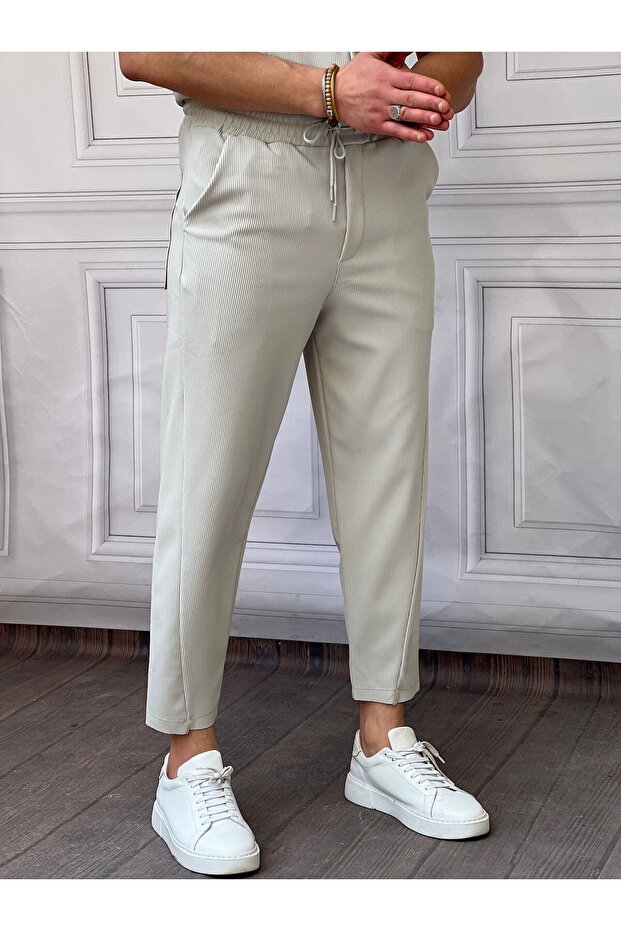 Asymmetrical Leg Jogger Pants
