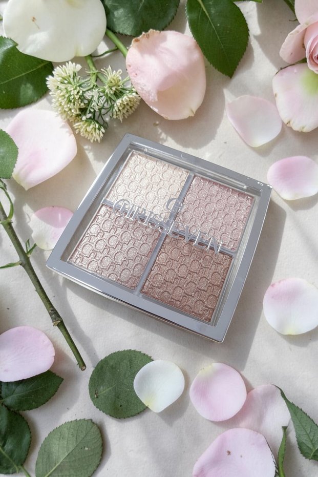 Chrisseven Backstage 4 Color Highlighter Face Palette Illuminating Palette