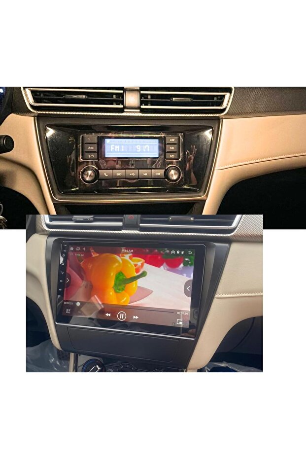 شاشة أندرويد MG5 موديل 2020-2024، 4 جيجابايت رام، 64 جيجابايت روم، كاربلاي، أندرويد أوتو، كاميرا خلفية.