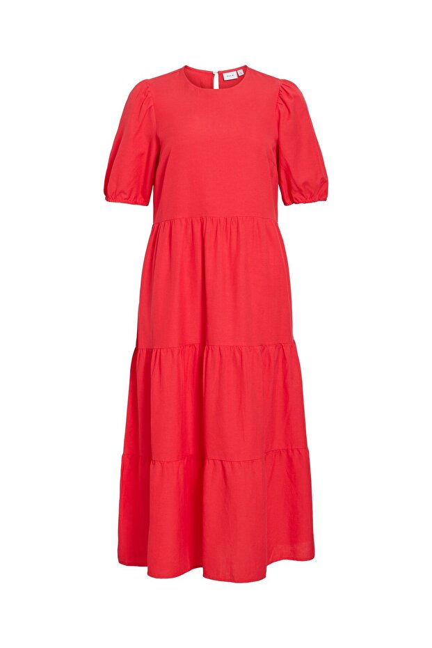 Maxikleid VIPRISILLA Kurzarm - 2