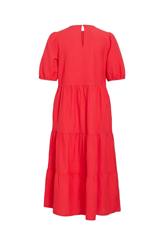 Maxikleid VIPRISILLA Kurzarm - 3