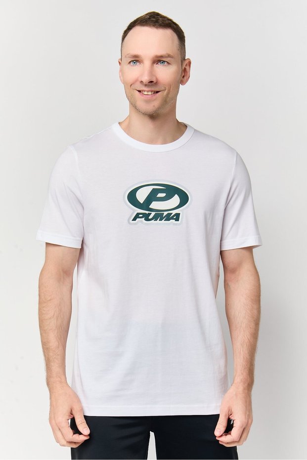Men Sportswear Fit Short Sleeve Future Archive Outdoor T-Shirt, White