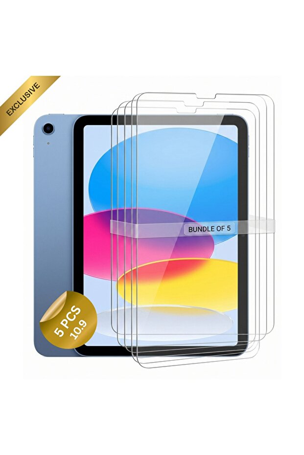 حزمة Ultimate 5X1: واقيات شاشة لجهاز iPad 10.9 - طبقات متعددة دقيقة - 2