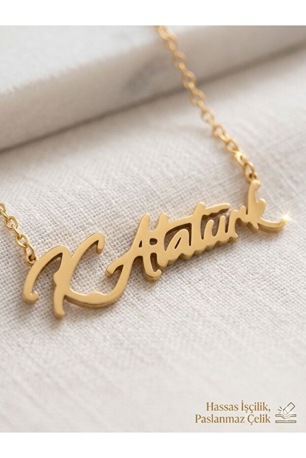 Kemal Ataturk Gold Necklace