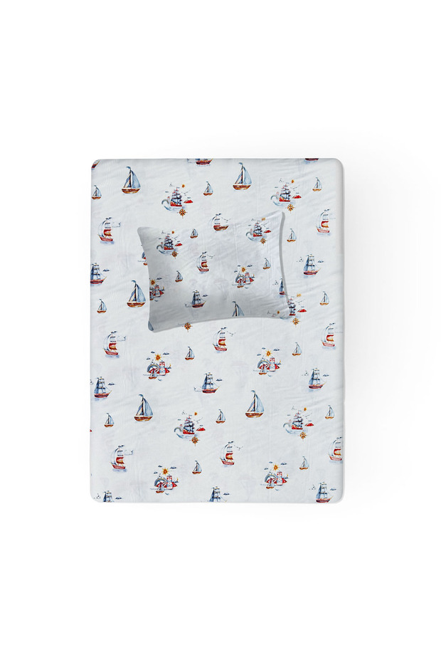 100% Cotton Baby Elastic Sheet 70X130+20 + Baby Pillowcase 35X45