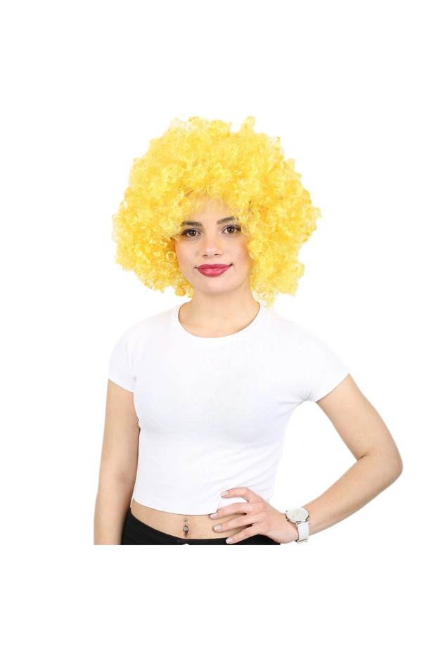Animation Party and Clown Wig / Yellow