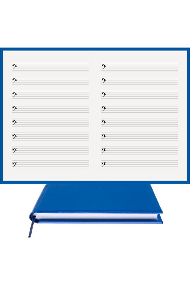 Music Notebook (F Key) 100% Handmade, Hand-Stitched, 2026 Special Collection – Thermo Leather – A/7