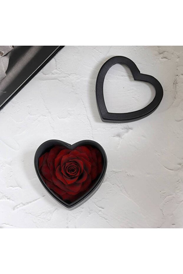 Heart Rose into Box