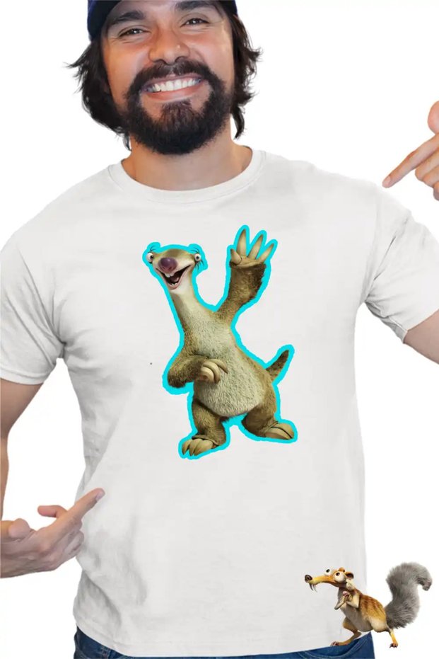 Tricou Barbati Ice Age Sid Lenes