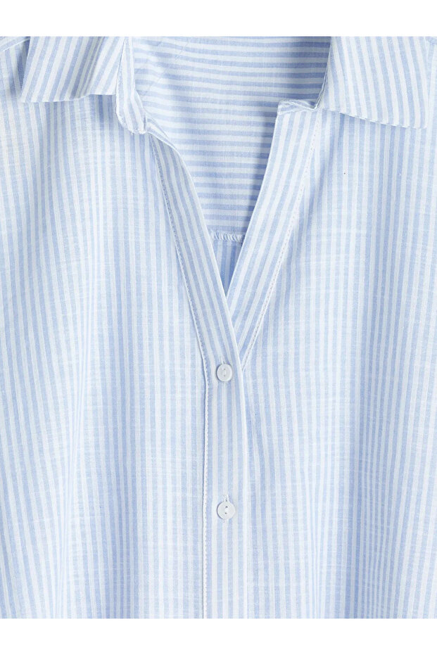 Blue Striped Women's Shirt