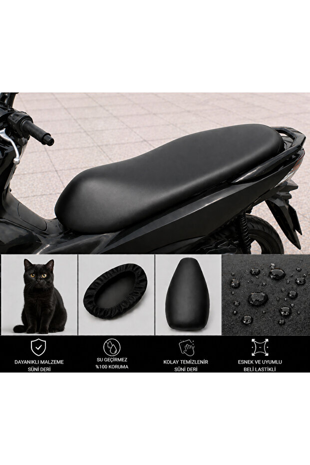 Motorcycle Seat Cover Waterproof Saddle Protection for Sym Symphony St 200I