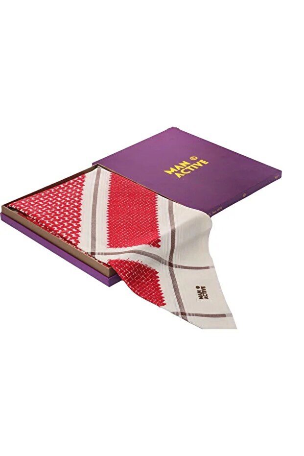 Red Striped Shemagh