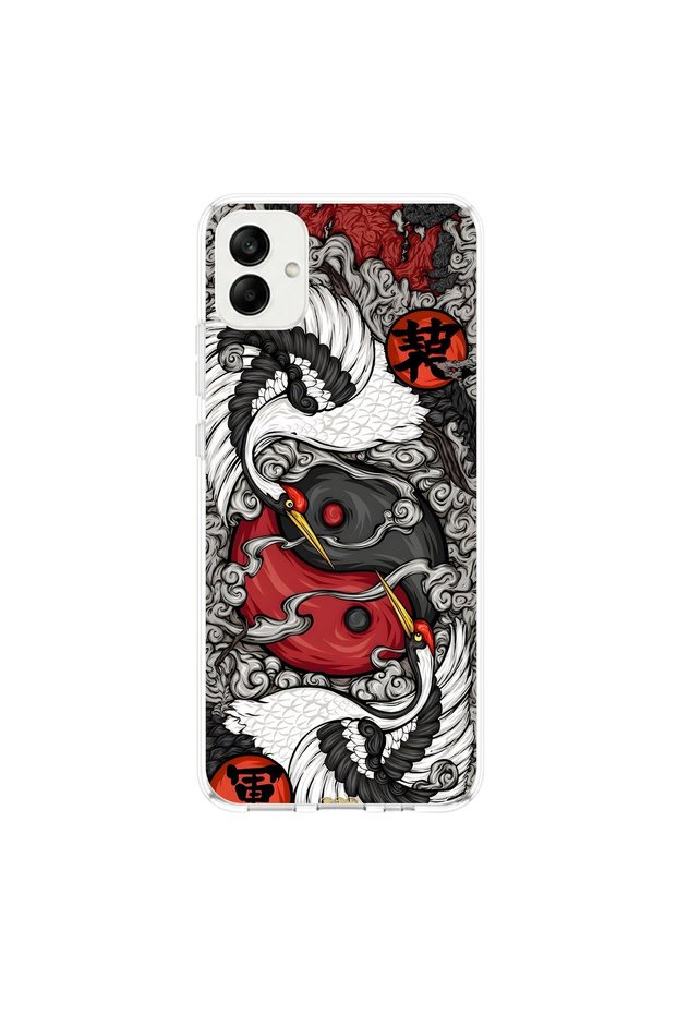 Samsung Galaxy A04 Compatible Aesthetic 4 Design Transparent Case