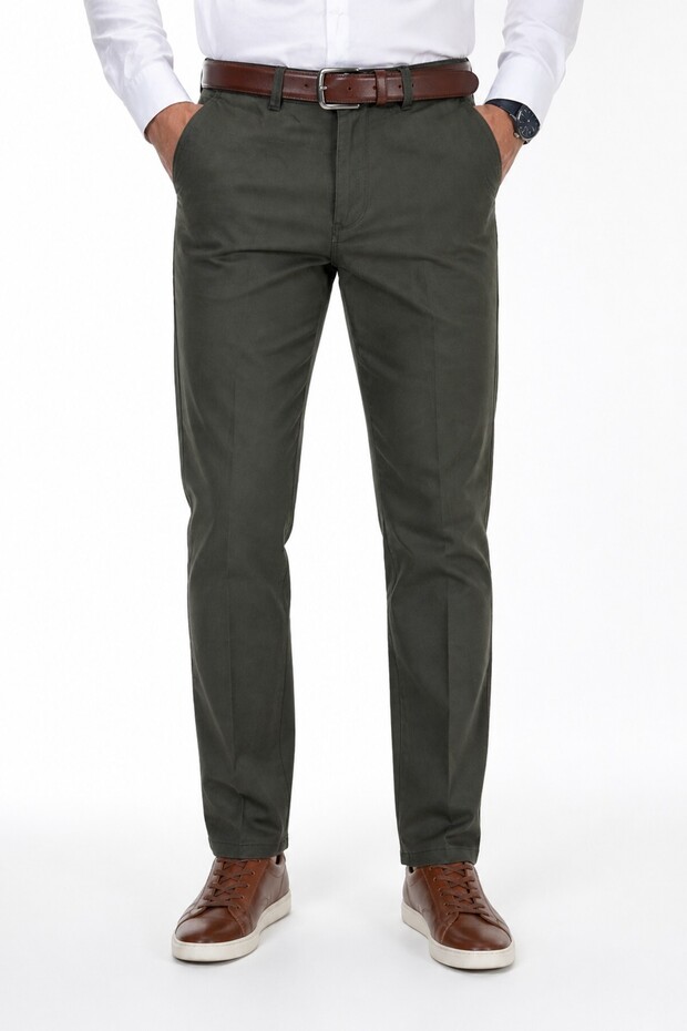 Men's Canvas Trousers Regular Fit Summer Bgl-St05408