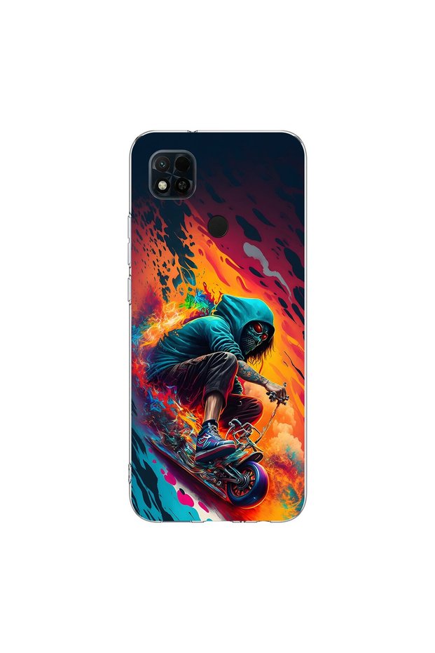 Redmi 10A Compatible Aesthetic 5 Design Transparent Case
