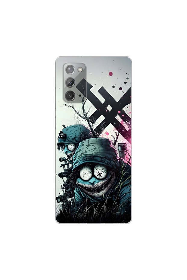 Samsung Galaxy Note 20 Compatible Aesthetic 6 Design Transparent Case