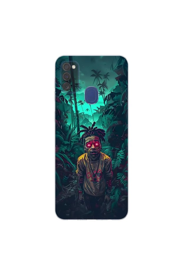 Samsung Galaxy M30S Compatible Aesthetic 7 Design Transparent Case