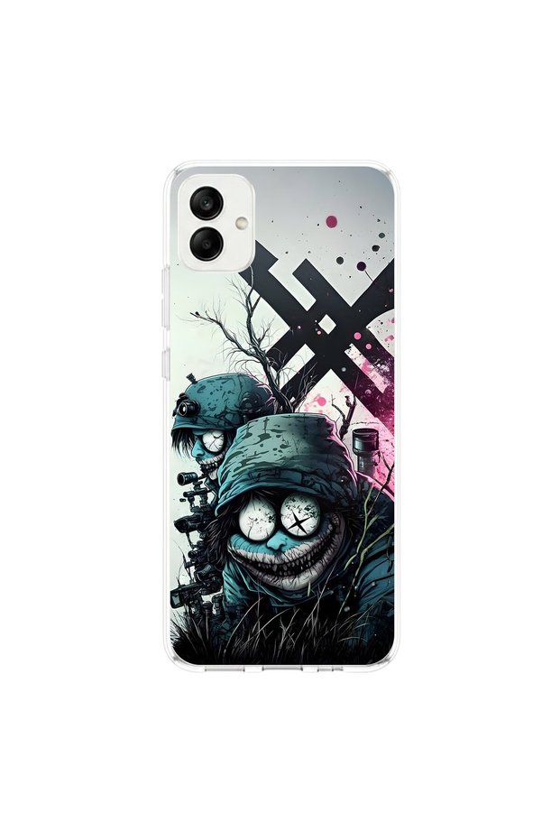 Samsung Galaxy A04 Compatible Aesthetic 6 Design Transparent Case