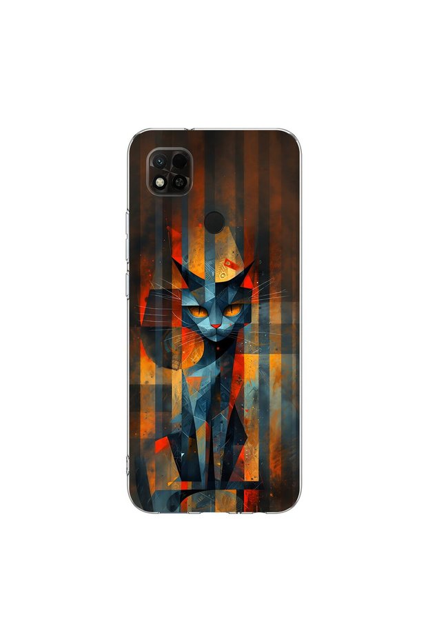 Redmi 10A Compatible Aesthetic 2 Design Transparent Case