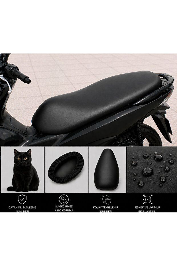 Steel Motor Classic 125 Motorcycle Saddle Cover Waterproof Saddle Protection