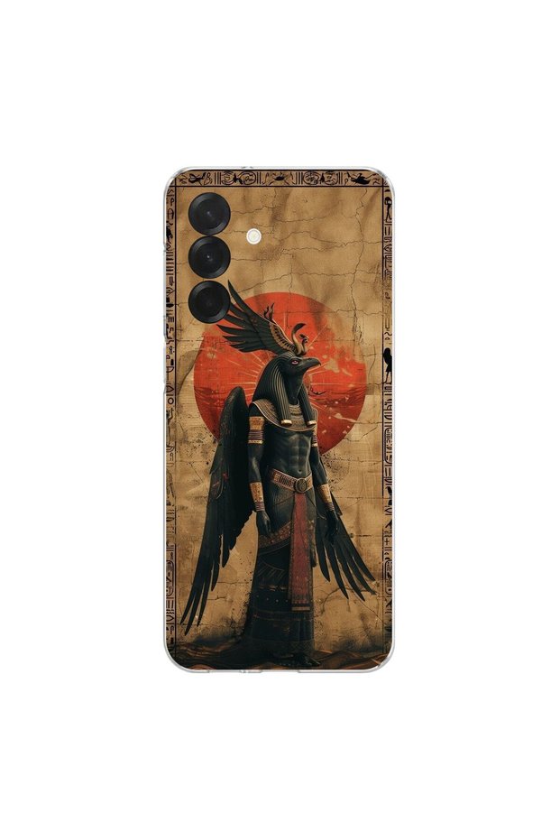 Samsung Galaxy A56 Compatible Antique 7 Design Transparent Case