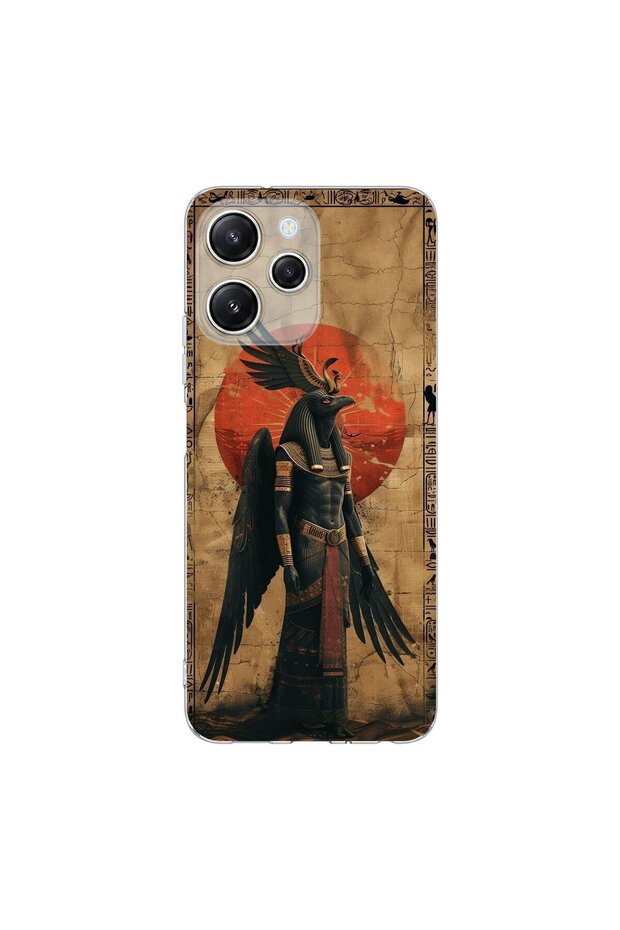 حافظة شفافة متوافقة مع Redmi 12 بتصميم Antique 7