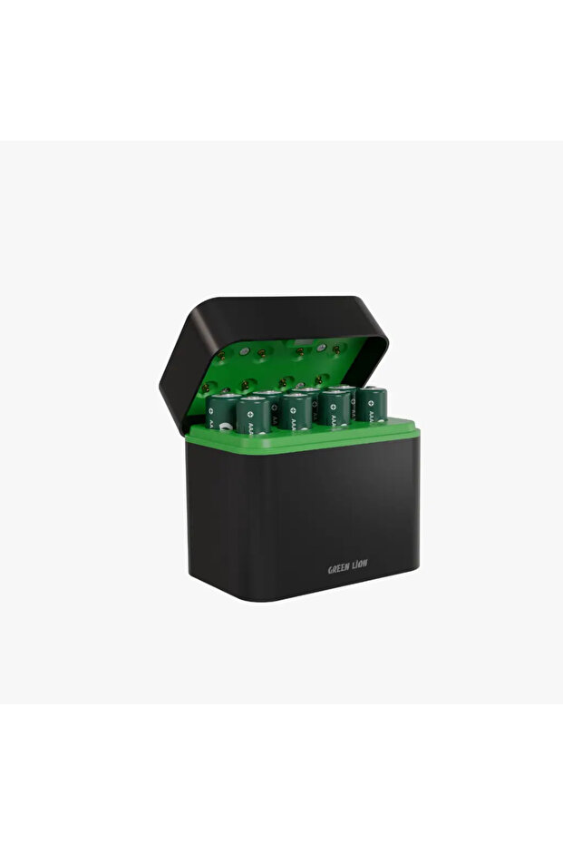 RECHARGEABLE 8*AAA Battery Dock USB-C - Black