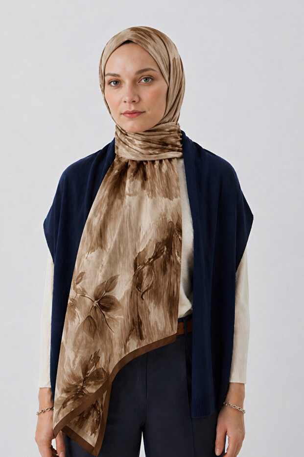 Women's French Silk Hijab Shawl Premium