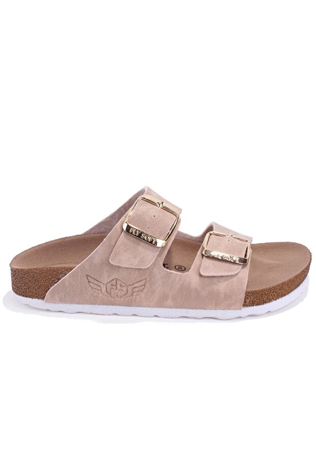 Flysoft S901.002 İncim Girls' Beach Pool Slippers Mink