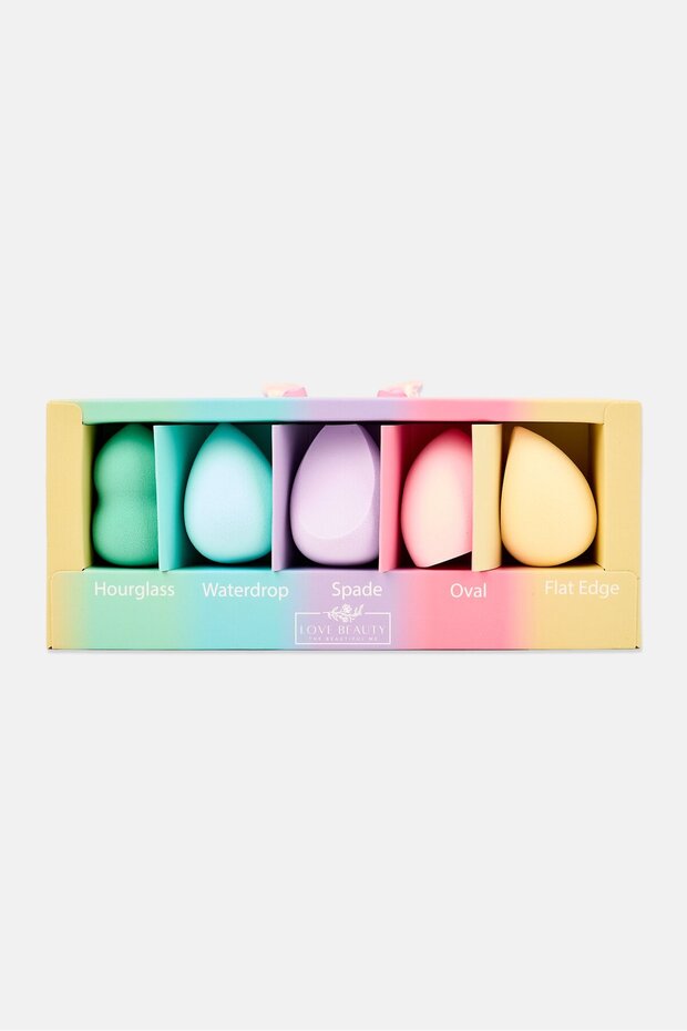 5 Pieces Make Up Blenders, Multicolor