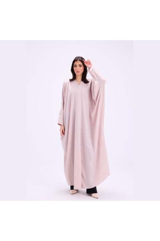 عباءة بلون النخيل الطبيعي