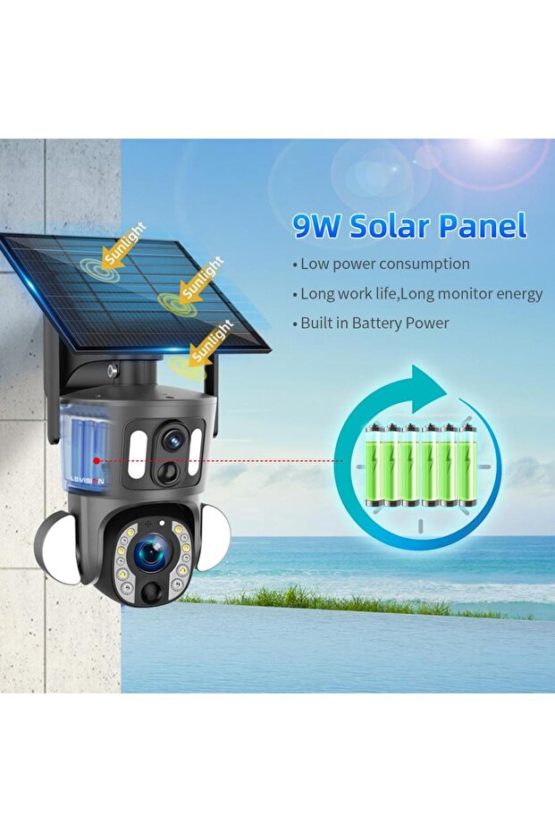 كاميرا شمسية LS-WS20L-20X بدقة 2K - 2