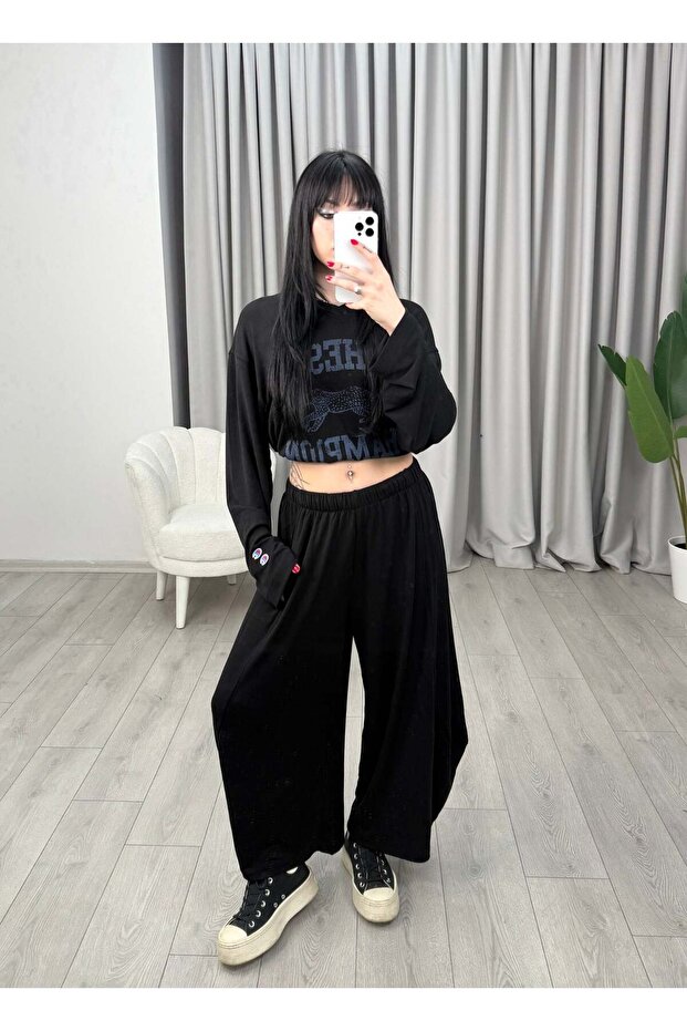 Velin Shalwar Black
