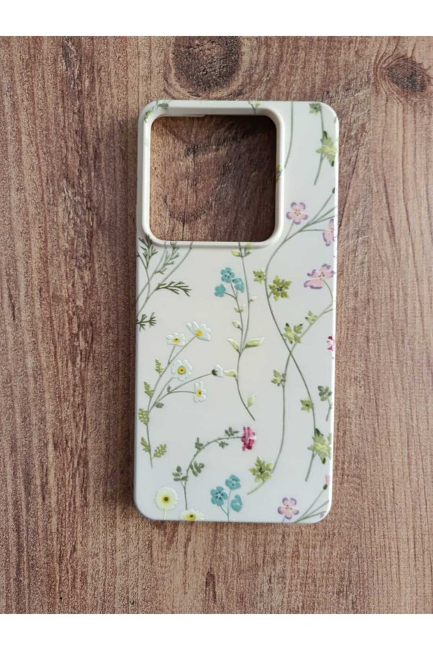 Mi 14t Pro Vine Flower Printed Silicone Phone Case (Compatible with Mi 14t Pro Model)