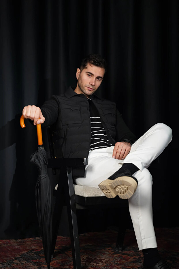 Knitwear Sleeves Waterproof and Windproof Thermal Coat