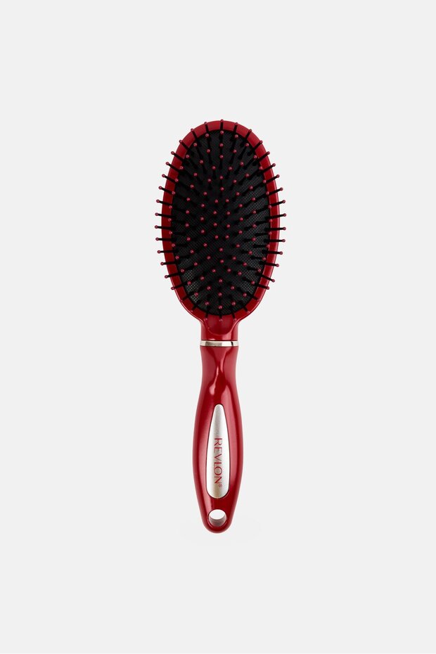 Detangle And Smooth Cushion Brush, Red