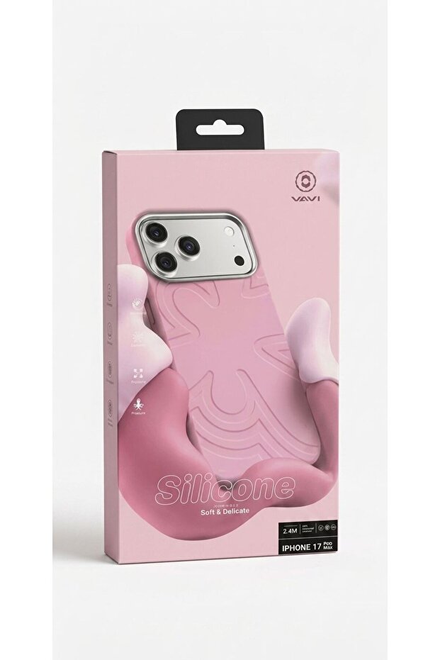 Premium Silicone Case for iPhone 17 Pro 360° Protection, Soft Touch, Vibrant Colors