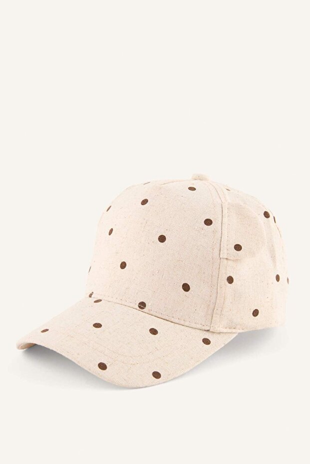 Printed Cotton Cap Hat Baby Girl B7985A526Sm